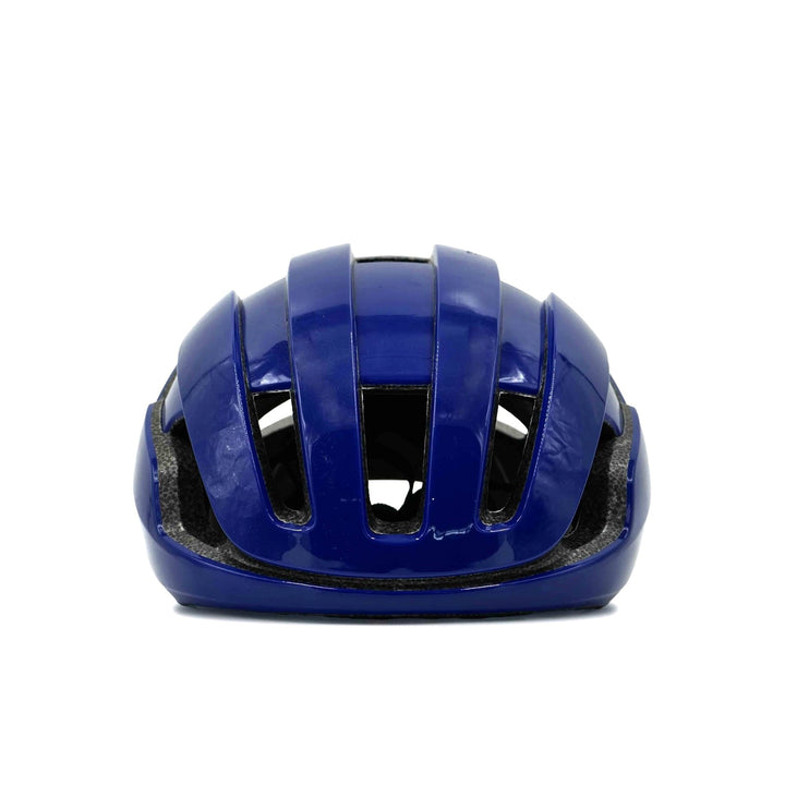 Recon bicycle helmet blue front view