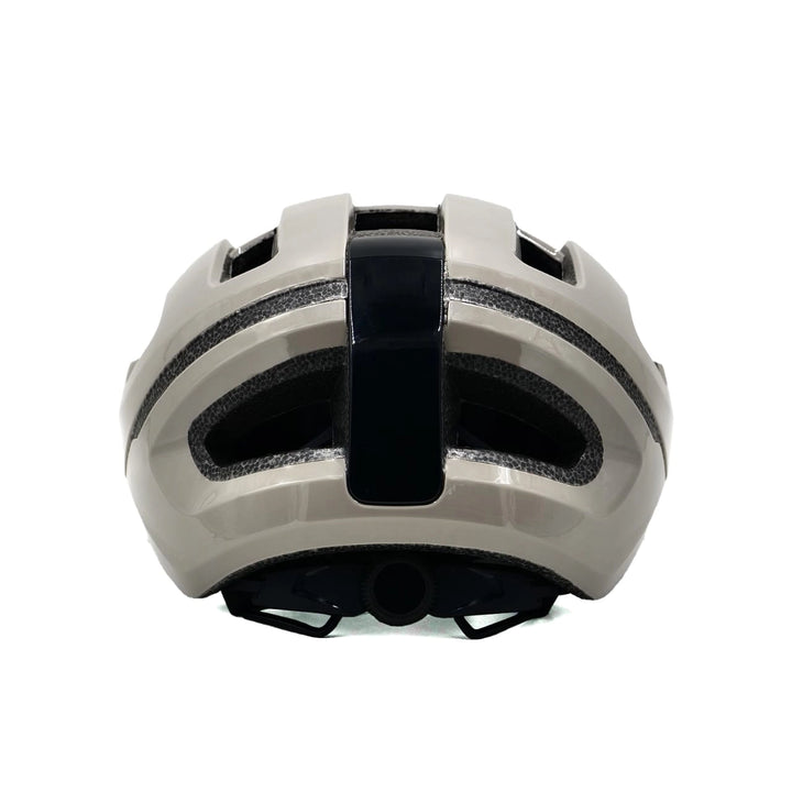 Recon bicycle helmet grey back view