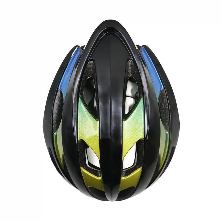 rio cycling helmet black top view