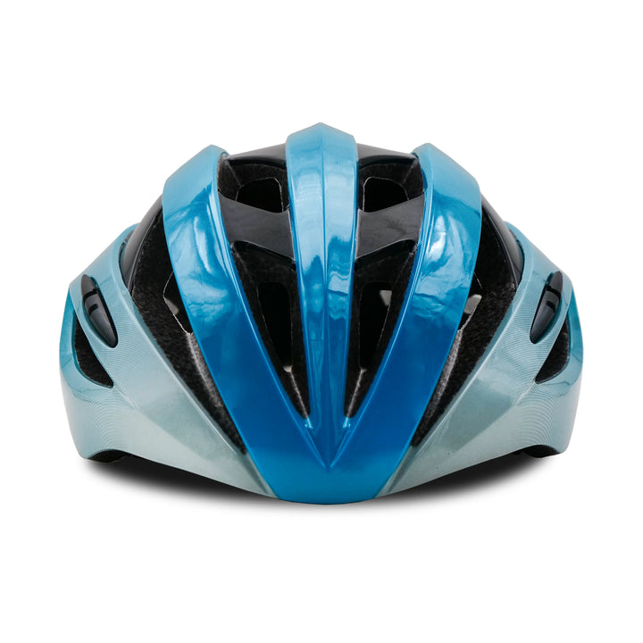 rio cycling helmet blue front side view