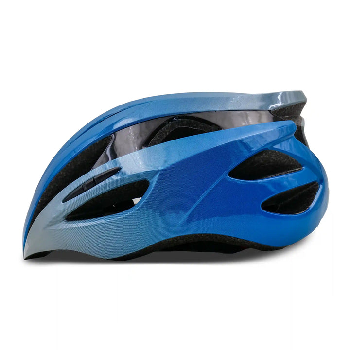 rio cycling helmet blue left side view