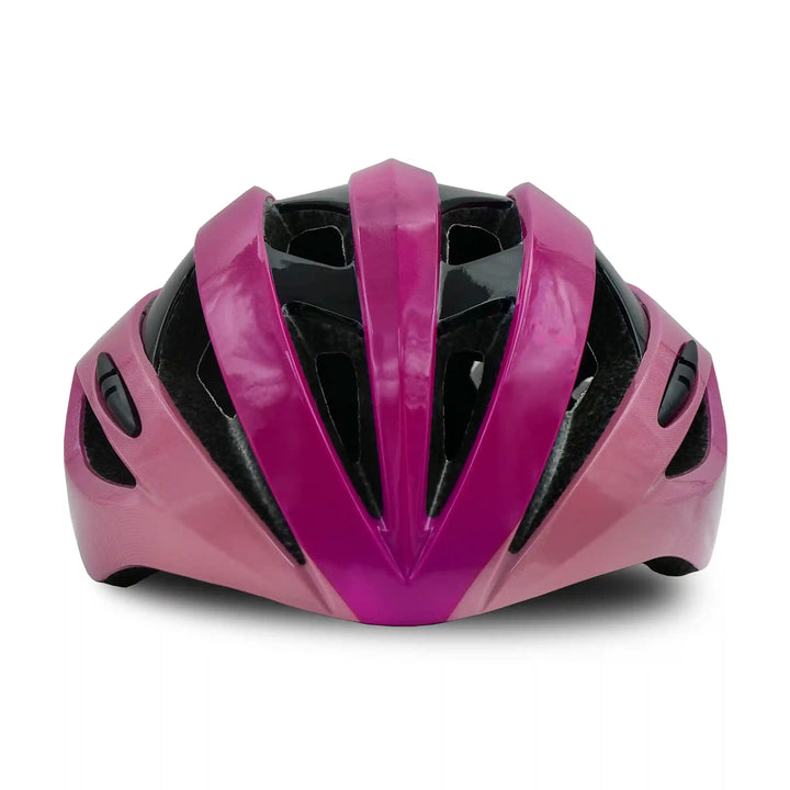 rio cycling helmet pink front view