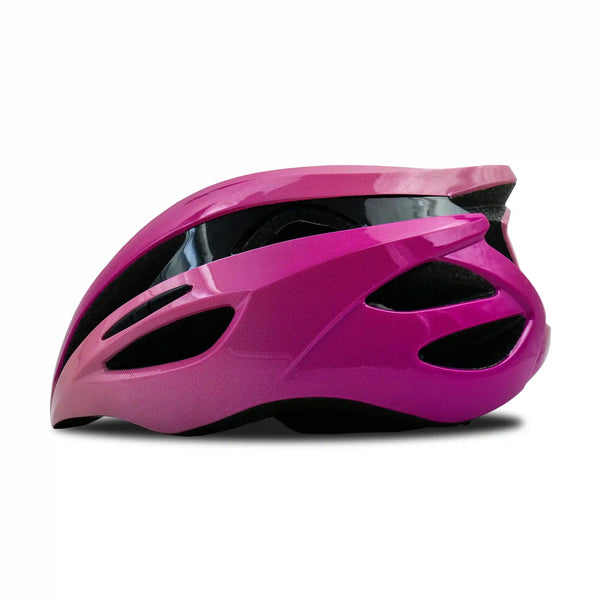 rio cycling helmet pink left side view