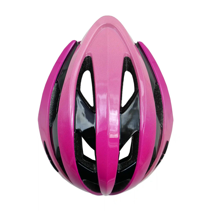 rio cycling helmet pink top view