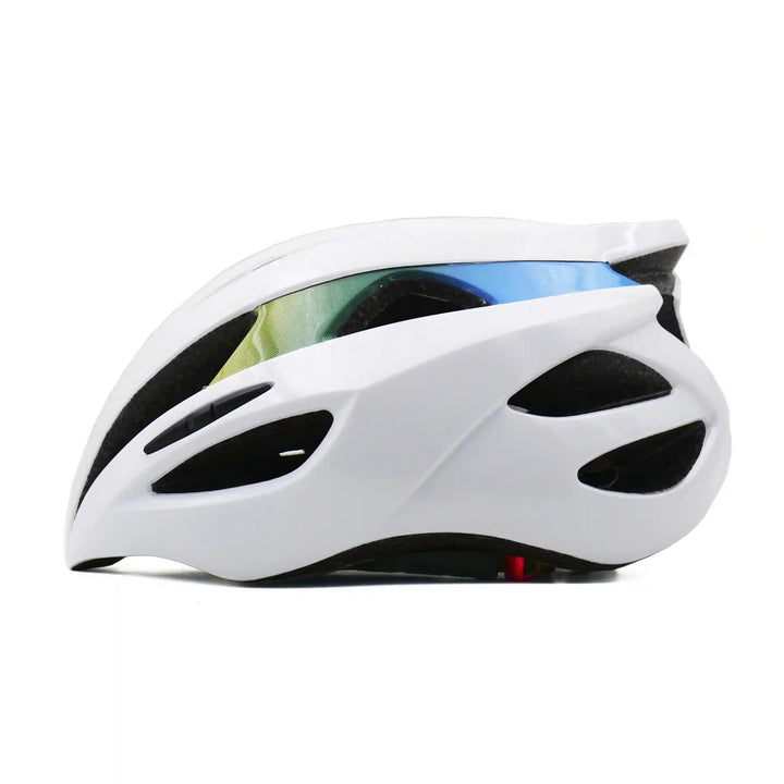 rio cycling helmet white left side view