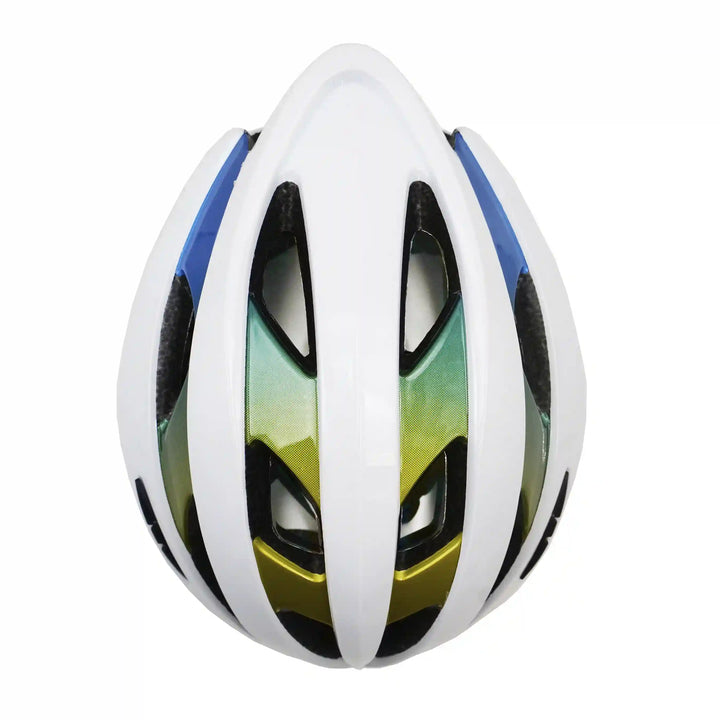 rio cycling helmet white top view