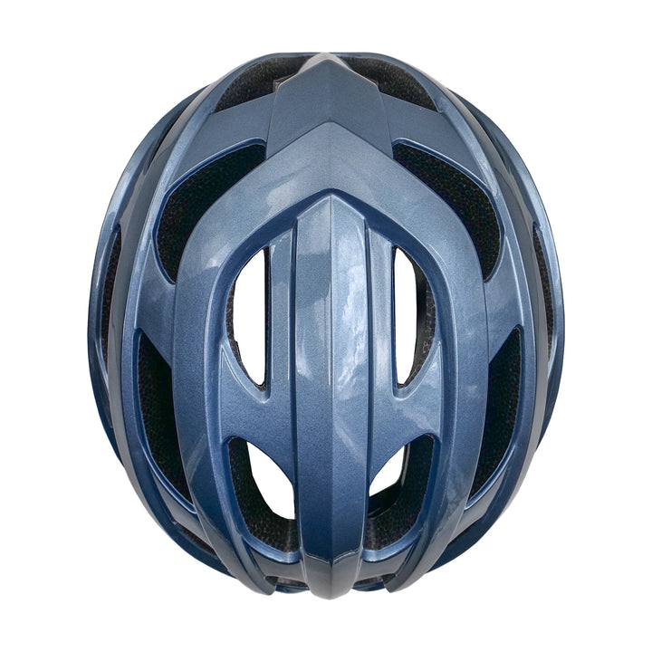 rnox cycling helmet grey top view