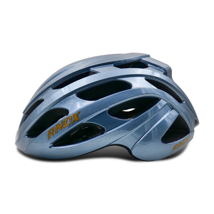 rnox cycling helmet grey left side view