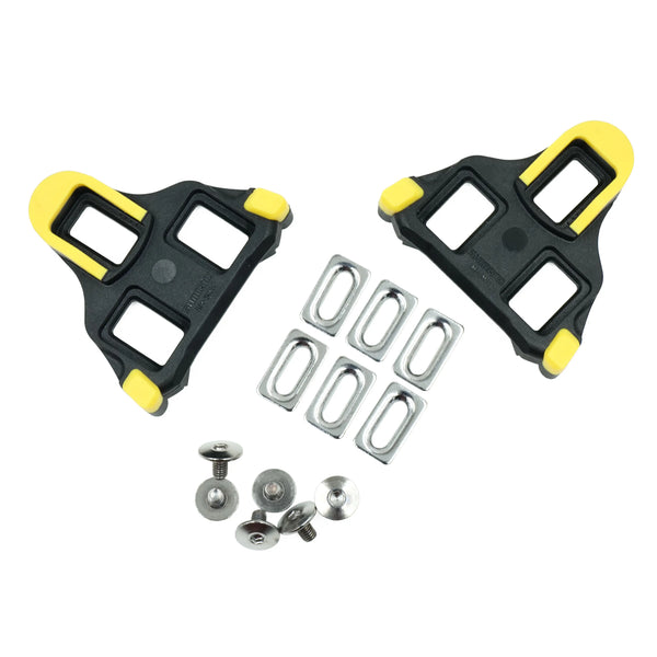 Shimano SM-SH11 SPD-SL 6-Degree Mode Cleats Yellow full set view