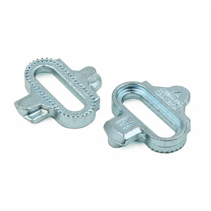 shimano sm-sh56 cleat set -silver side view