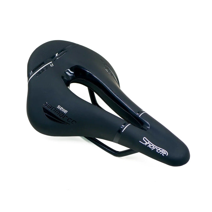 Shortfit Road Bicycle Cutout Sporty Saddle black angle view