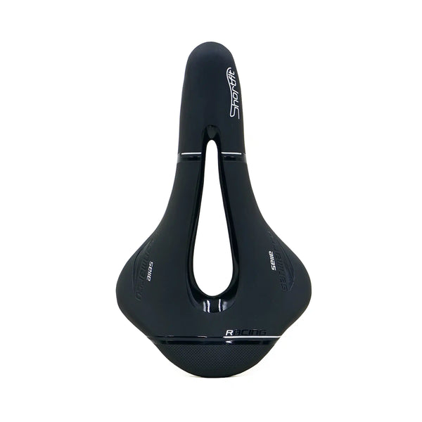 Shortfit Road Bicycle Cutout Sporty Saddle black top view