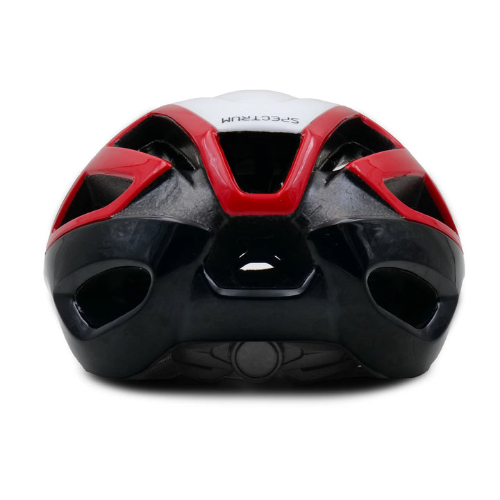 Spectrum Cycling Helmet black red back view