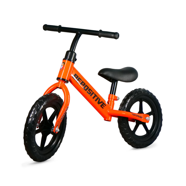 Superbaby Kids Balance Bike orange side view
