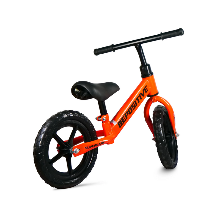 Superbaby Kids Balance Bike orange back view