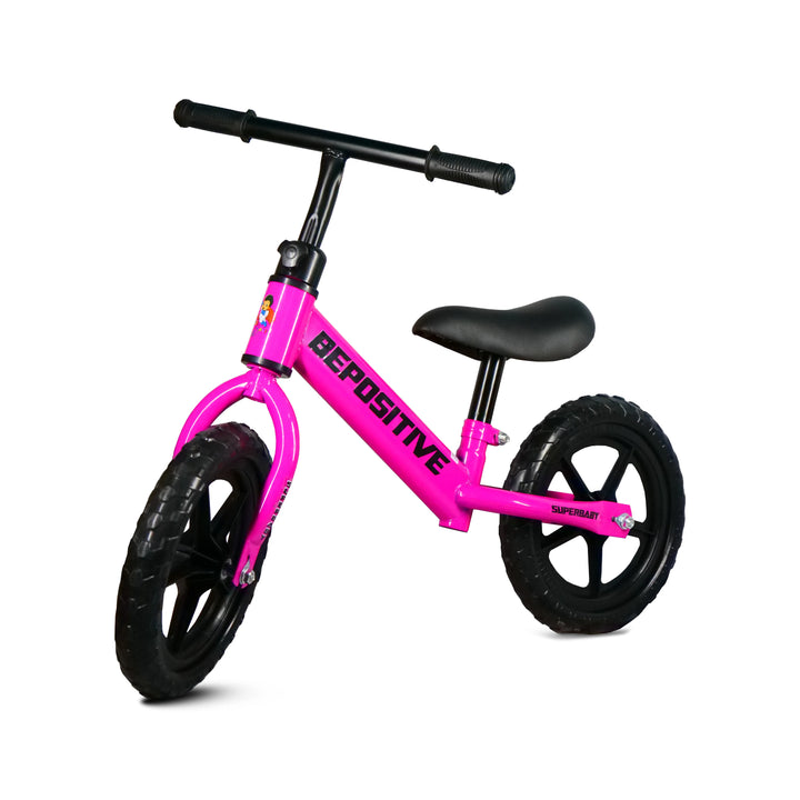 Superbaby Kids Balance Bike pink side view
