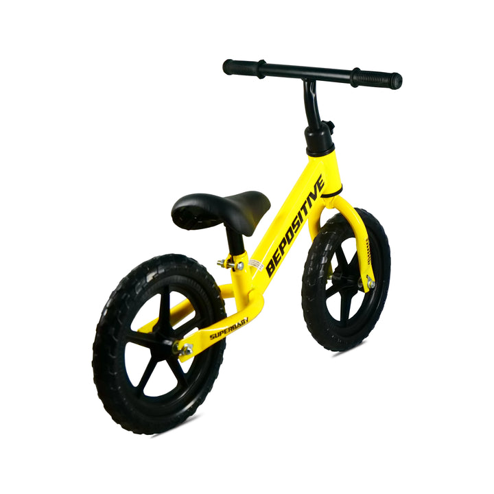 Superbaby Kids Balance Bike yellow back view
