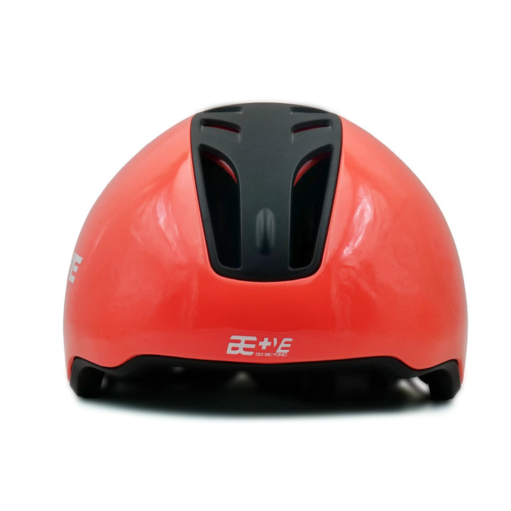 bepositive zeus cycling helmet orange front view